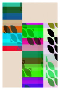Colorful Geometric Shapes by cartissi