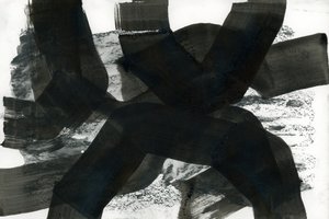 Dynamic Black Strokes by cartissi