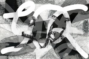 Dynamic Monochrome Abstract by cartissi
