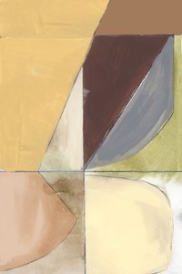 Earthy Geometric Abstract by cartissi
