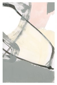 Elegant Gray Pink Abstract by cartissi