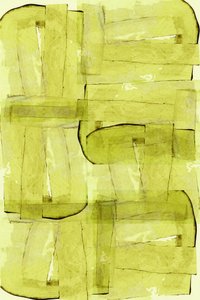 Fluid Green Abstract by cartissi