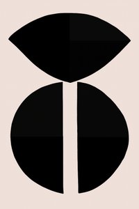 Geometric Black Shapes by cartissi