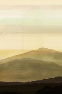 Hazy Mountain Layers by cartissi