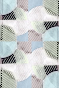 Interlocking Pastel Shapes by cartissi