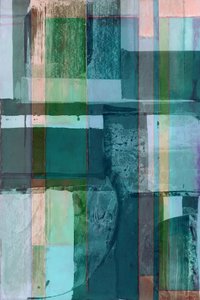 Layered Teal Blocks by cartissi