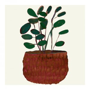 Lush Potted Houseplant by cartissi