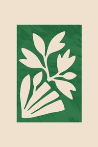 Minimal Botanical Cutout by cartissi