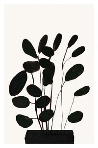 Minimalist House Plant by cartissi