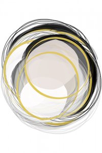 Modern Abstract Circles by cartissi