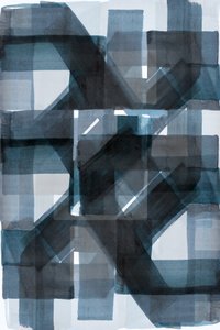 Modern Blue Layers by cartissi