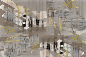 Modern Gold Abstract by cartissi