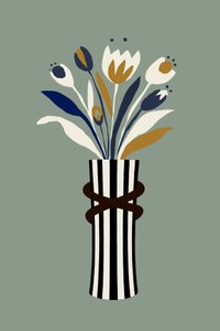 Modern Tulip Bouquet by cartissi