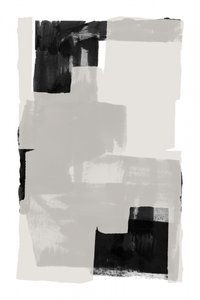 Monochrome Brushstroke Geometry by cartissi