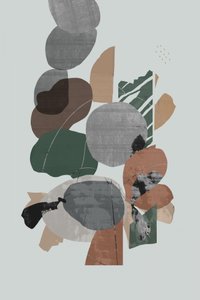 Muted Abstract Shapes by cartissi