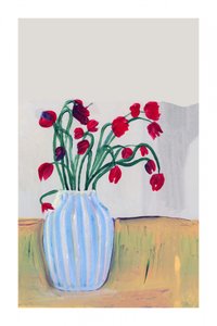Red Flowers Still Life