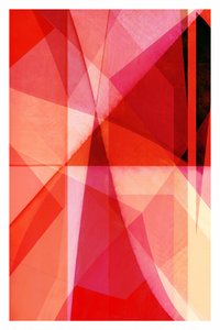 Red Geometric Layers