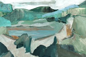 Serene Abstract Landscape by cartissi