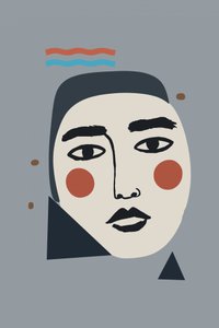 Serene Abstract Portrait