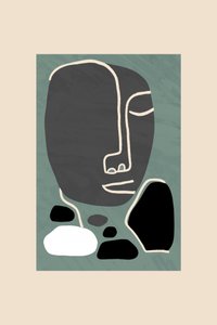 Serene Abstract Portrait by cartissi
