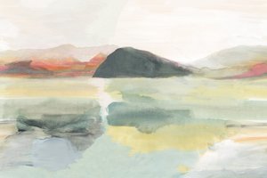 Serene Mountain Reflections by cartissi