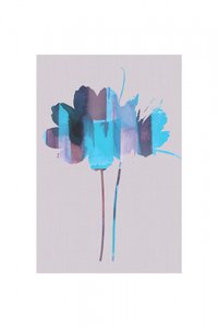 Teal Bloom Abstraction by cartissi