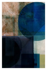 Textured Blue Geometry