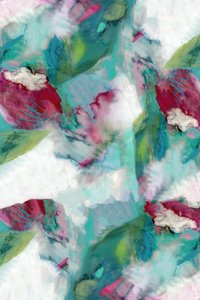 Vibrant Floral Abstract by cartissi