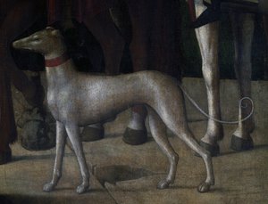 Dog (detail) by Kosma Sergejewitsch Petrow Wodkin