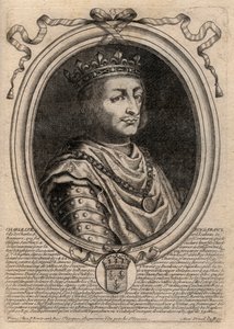 Portrait of Charles VII (1403-1461) King of France - Charles VII (1403-1461) King of France
