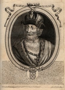 Portrait of Louis I the Pious (778-840), King of France - Louis I the 