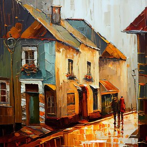 Neighborhood Houses by F. Abderrahim