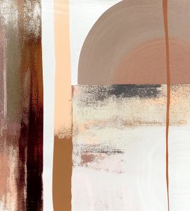 Gray and Brown Colors, Abstract Painting