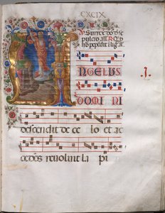 Antiphonary: Initial A, Resurrection by follower of Girolamo da Cremona