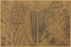 Dwelling in the Longmian ("Sleeping Dragon") Mountains by follower of Li Gonglin