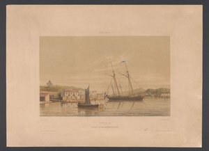 Port of Willemstad (series title: Views from the West Indies) by jonkheer Jacob Eduard van Heemskerck