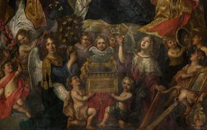 Parish Church (Sint-Walburgakerk). Painting. Nicolas De Liemaeckere by or Liemaecker Nicolaas de Liemakere