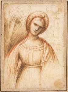 Lady in a Landscape by possibly by Dosso Dossi
