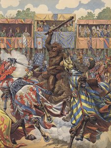 A hirsute giant suddenly interrupted the tournament
