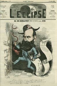 Cartoon by Emile Keratry, French Politician by pseudonym for Onfray de Breville Jacques Job