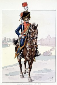 Horseman of the guard of honour of Lyon (1804-1814) - in 