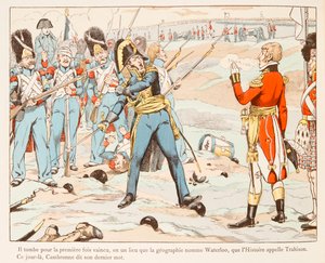 A Waterloo Cambronne Against the English Asking Him to Go in 1815