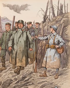Blueberry (young recruit supervising German prisoners during the First World War)