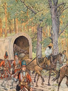 George Washington with the Army of General Edward Braddock by pseudonym for Onfray de Breville Jacques Job