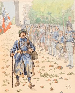 Le Triumphe du Poilu (Allegory of the French Military Paying Homage to the Hairy)