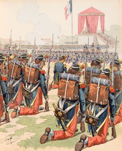 Mass Given at the Camp of Chalon under Napoleon III, Private Collection