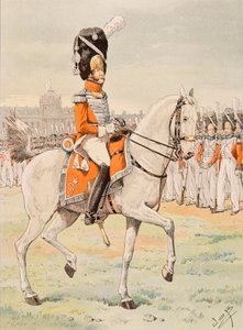 Outfit of French troops at all times: Swiss Royal Guard Officer