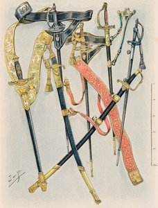 Outfit of the French Troops at All Times: The Arms of the States Majors, Regulation of the Year XII