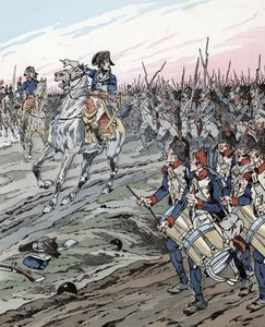 Napoleon Bonaparte during the Battle of Marengo (1800) by pseudonym for Onfray de Breville Jacques Job