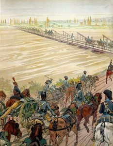 Napoleon I Bonaparte and his army passed the Rhine on 1 October 1805